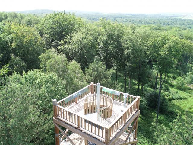 La tour observatoir Mangin < forêt de Retz