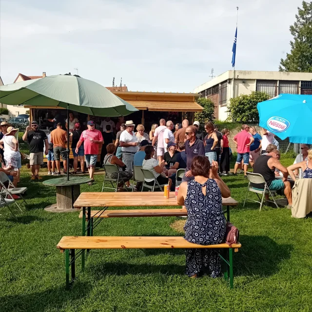 La buvette de la base nautique de Pommiers